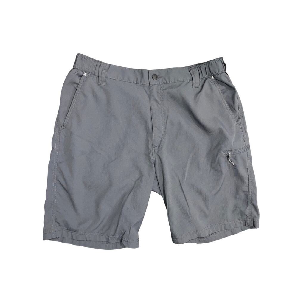 Wrangler Gray Cargo Chino Shorts Size 38 Lightweight Casual Streetwear